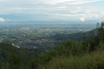 Frassinetto - Vista sulla pianura sottostante